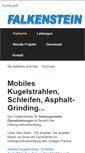 Mobile Screenshot of kugelstrahlen.de