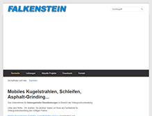 Tablet Screenshot of kugelstrahlen.de